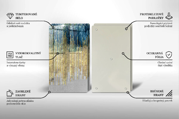 Skydd för spis Designer abstraktion