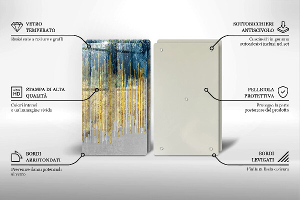Skydd för spis Designer abstraktion