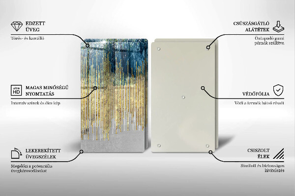 Skydd för spis Designer abstraktion