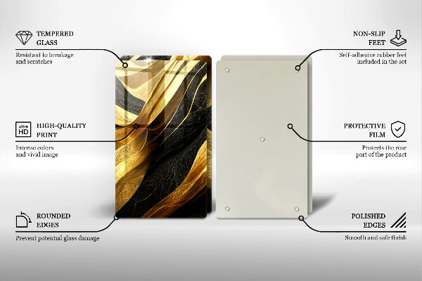 Skydd för spis Elegant abstraktion