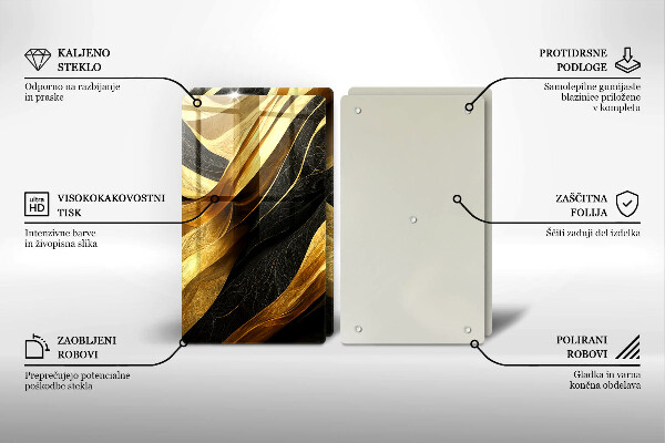 Skydd för spis Elegant abstraktion