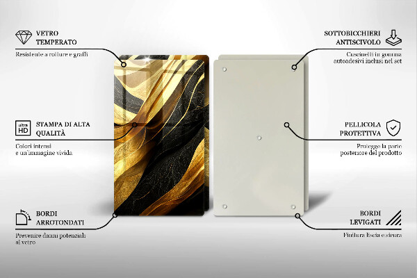 Skydd för spis Elegant abstraktion