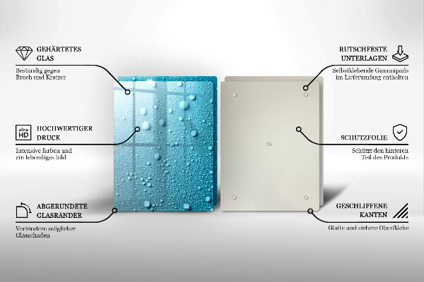 Skydd för spis Vattendroppar