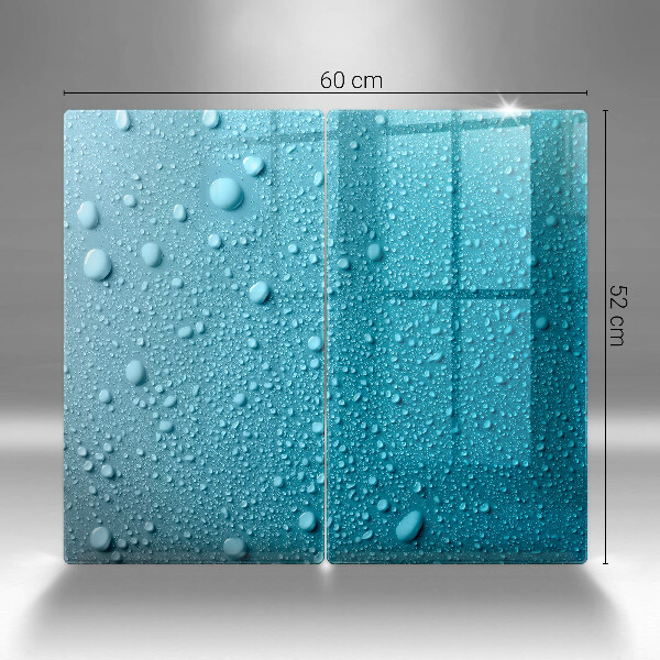 Skydd för spis Vattendroppar