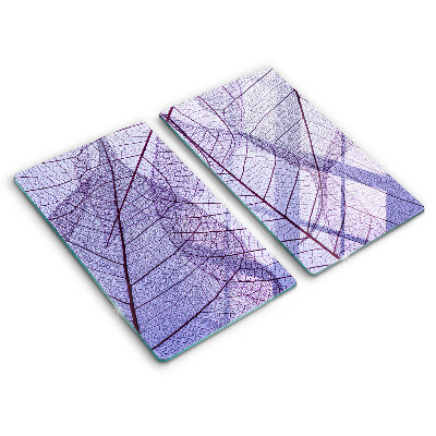 Skydd för induktionsspis Blad med ådror