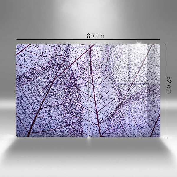 Skydd för induktionsspis Blad med ådror