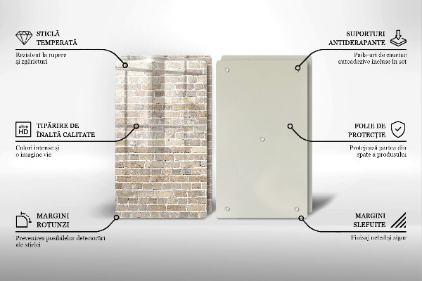 Kokkärlskydd Ljus tegelvägg