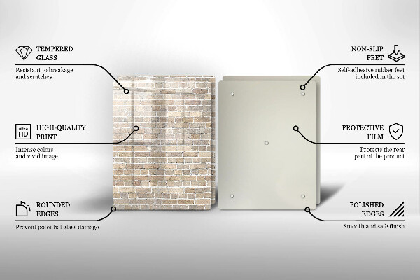 Kokkärlskydd Ljus tegelvägg