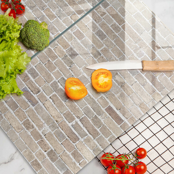 Kokkärlskydd Ljus tegelvägg