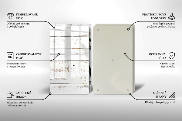 Kokkärlskydd Gamla brädor och löv