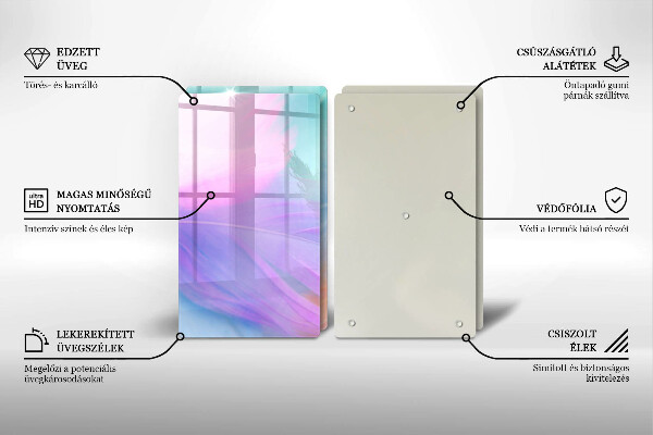 Kokkärlskydd Pastellfjädrar