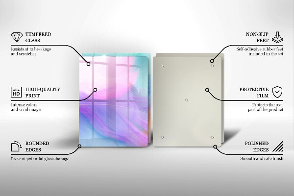 Kokkärlskydd Pastellfjädrar