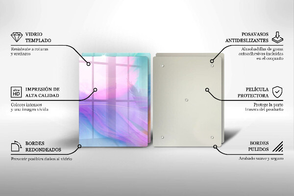 Kokkärlskydd Pastellfjädrar