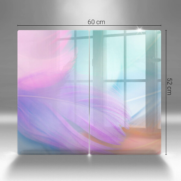 Kokkärlskydd Pastellfjädrar