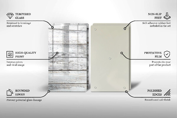 Kokkärlskydd Ljusa träskivor