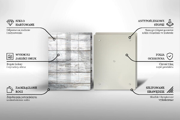 Kokkärlskydd Ljusa träskivor