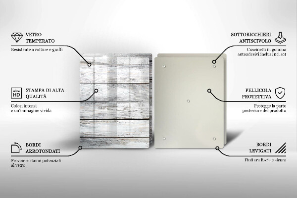 Kokkärlskydd Ljusa träskivor