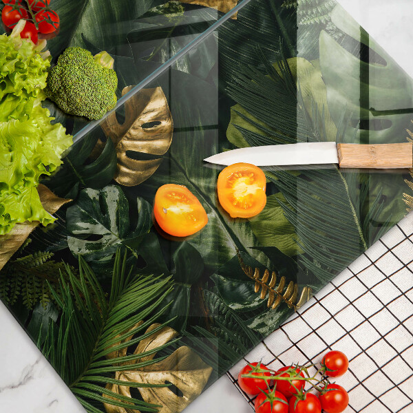 Kokkärlskydd Gyllene Monstera blad