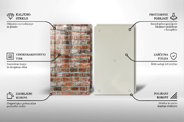 Kokkärlskydd Gammal tegelvägg