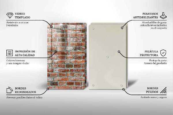 Kokkärlskydd Gammal tegelvägg