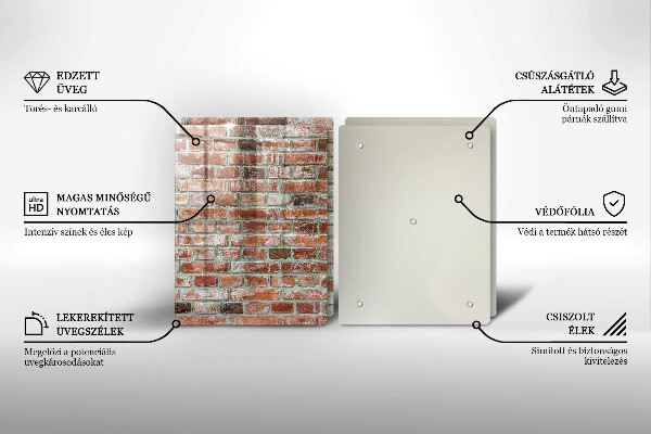 Kokkärlskydd Gammal tegelvägg