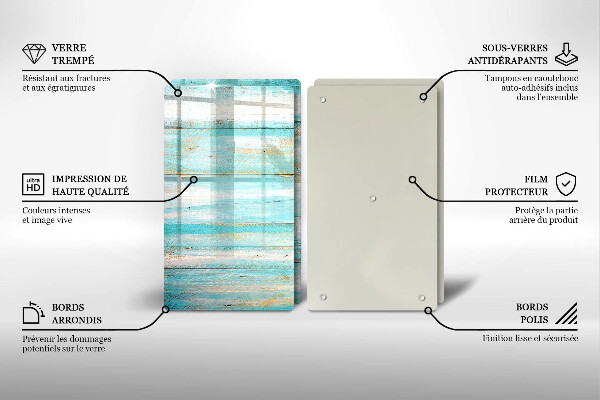 Kokkärlskydd Vintage träplankor