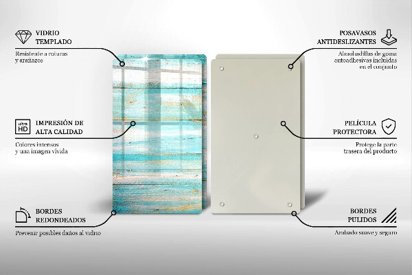 Kokkärlskydd Vintage träplankor