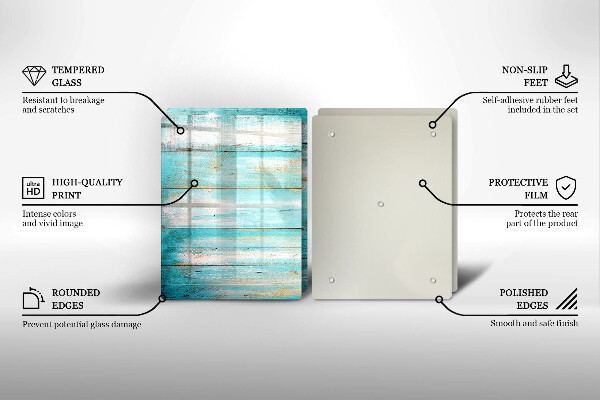 Kokkärlskydd Vintage träplankor