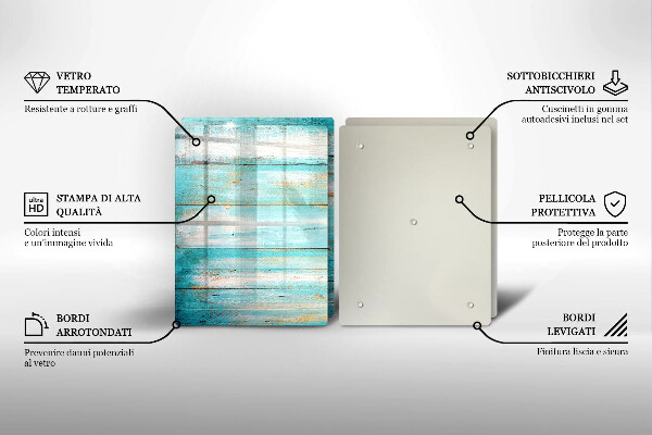 Kokkärlskydd Vintage träplankor