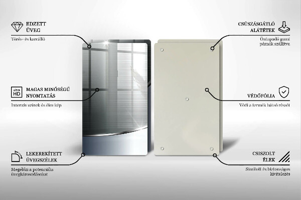 Kokkärlskydd Metall abstrakt mönster