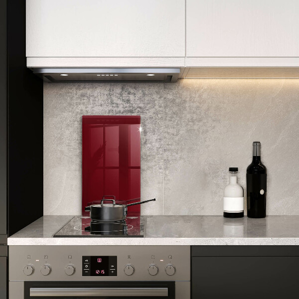 Skydd för induktionsspis modern Vinröd färg