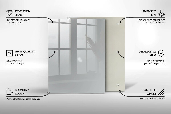 Skydd för induktionsspis modern Färg grå