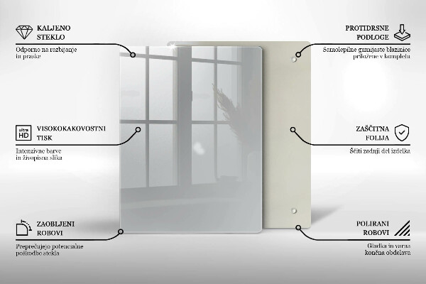 Skydd för induktionsspis modern Färg grå