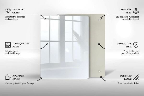 Skydd för induktionsspis modern Färg vit