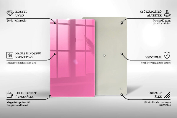 Skydd för induktionsspis modern Färg rosa