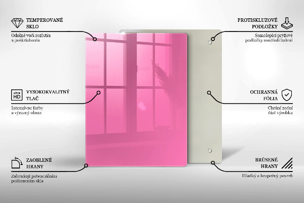 Skydd för induktionsspis modern Färg rosa