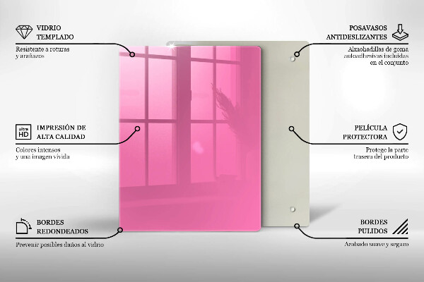 Skydd för induktionsspis modern Färg rosa