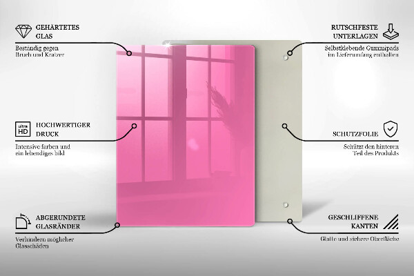 Skydd för induktionsspis modern Färg rosa