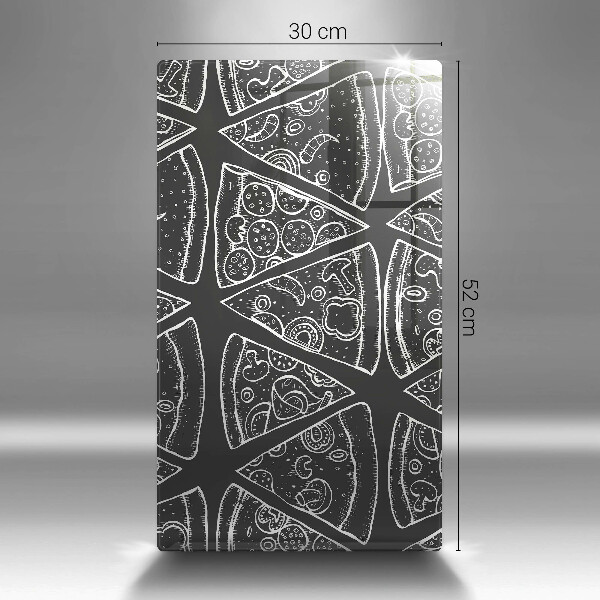 Glashällskydd modern Pizza illustration