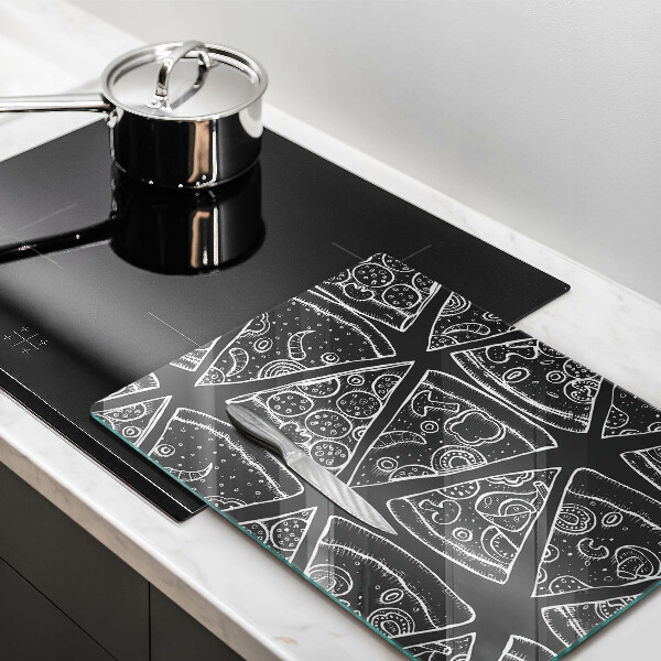 Glashällskydd modern Pizza illustration