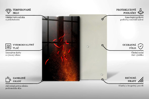 Kokkärlskydd modern Varm chilipeppar