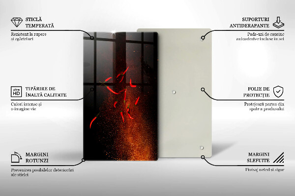 Kokkärlskydd modern Varm chilipeppar