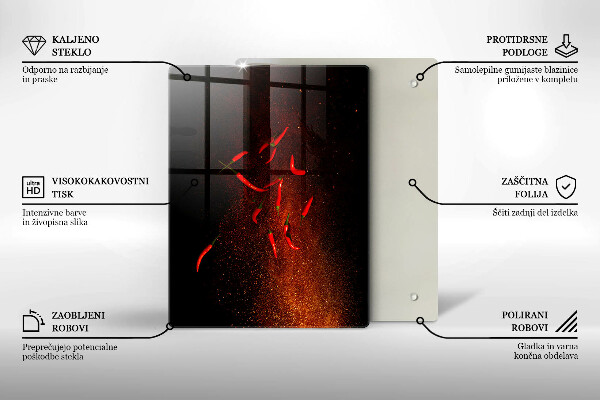 Kokkärlskydd modern Varm chilipeppar