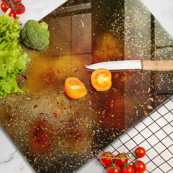 Skydd för induktionsspis modern Färgglada kryddor