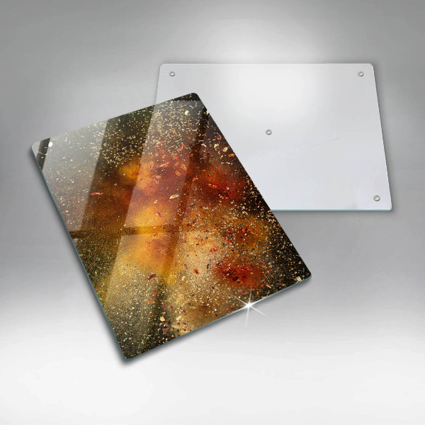 Skydd för induktionsspis modern Färgglada kryddor