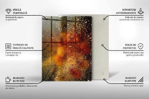 Skydd för induktionsspis modern Färgglada kryddor