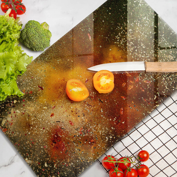 Skydd för induktionsspis modern Färgglada kryddor