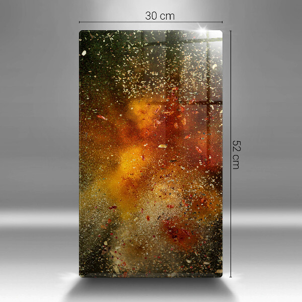 Skydd för induktionsspis modern Färgglada kryddor