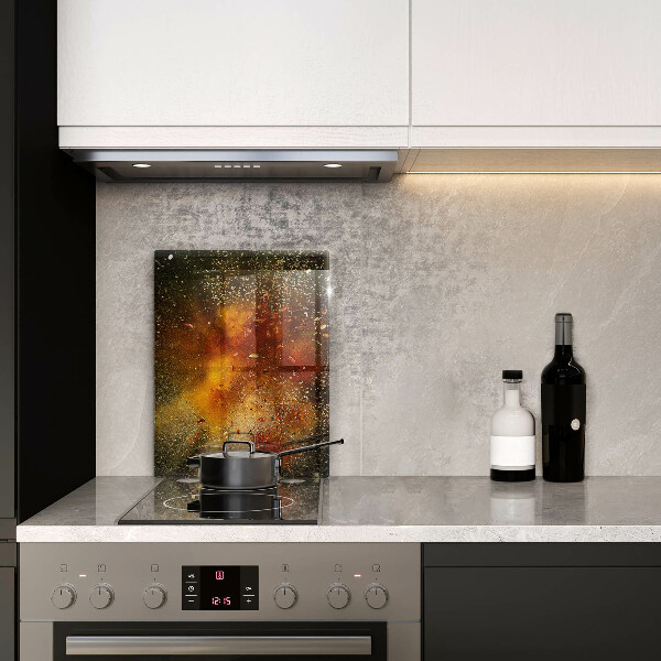 Skydd för induktionsspis modern Färgglada kryddor