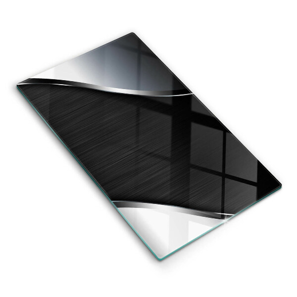 Spisskyddsplatta modern Metallabstraktion